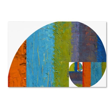 Trademark Fine Art Michelle Calkins 'Fibonacci Spiral' Canvas Art, 30x47 MC0229-C3047GG